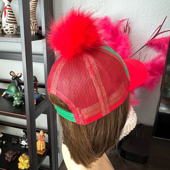 Tipsy Elves Red and Green Naughty Baseball Cap main image 7